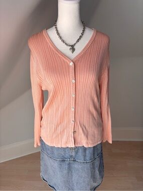 Vintage Braemar Ribbed Cardigan 🌸